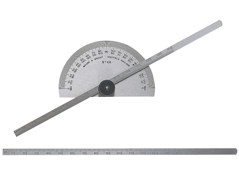 MAW44M - Protractor Type Depth Gauge Metric 0-150mm