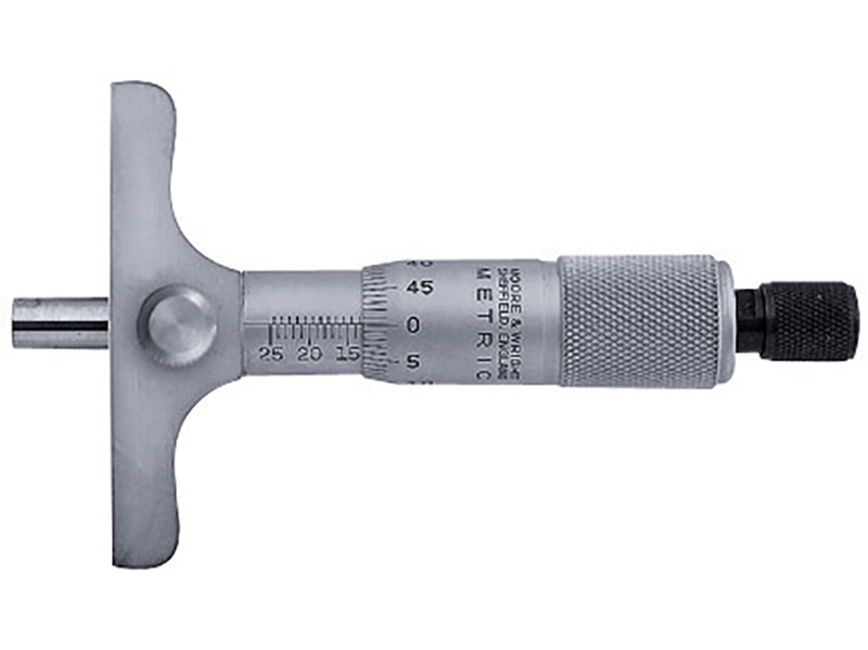 890M Fix Type Depth Micrometer 0-25mm/0.01mm