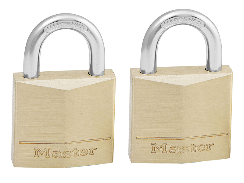 MLK130T - Solid Brass 30mm Padlock 4-Pin - Keyed Alike x 2