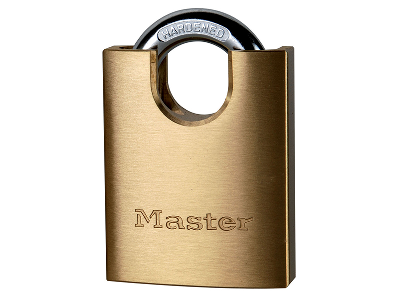 MLK2250 - Solid Brass 50mm Padlock 5-Pin Shrouded Shackle