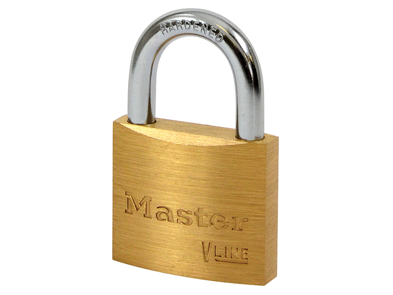 MLK4140KA1 - V Line Brass 40mm Padlock - Keyed Alike 2341