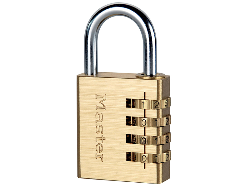 MLK604 - Brass Finish 40mm 4-Digit Combination Padlock