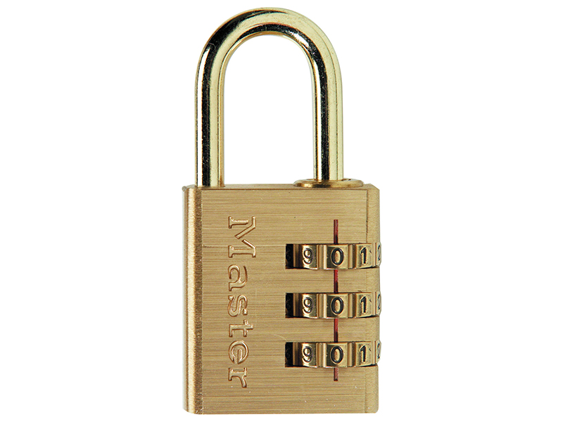 MLK630 - Brass Finish 30mm 3-Digit Combination Padlock