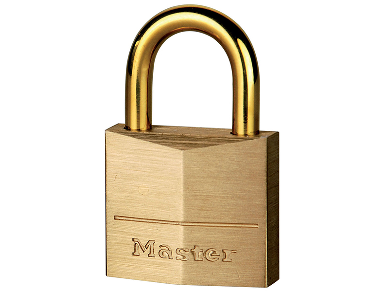MLK635 - Solid Brass 35mm Padlock with Brass Plated Shackle