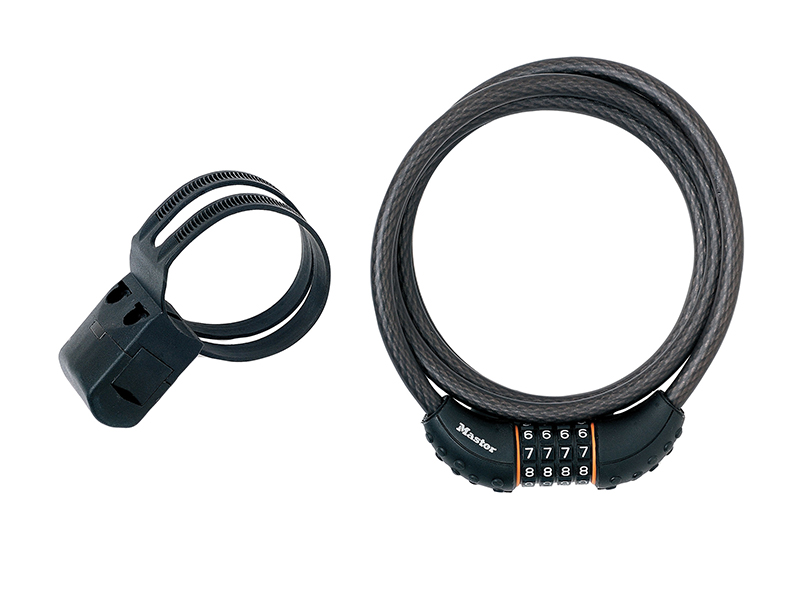 MLK8120E - Black Braided Steel Combination Cable 1.8m x 10mm