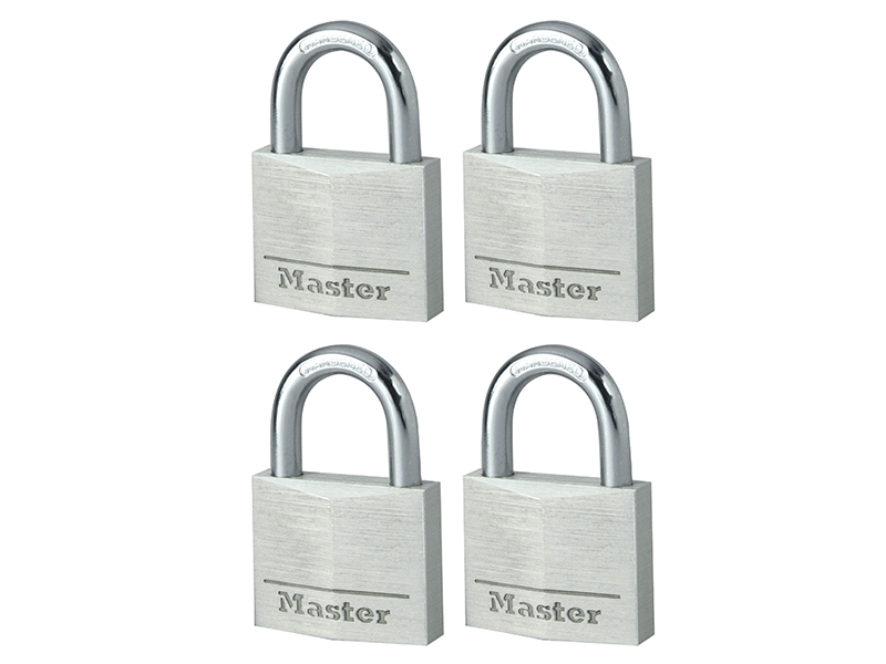 MLK9140Q - Aluminium 40mm Padlock 4-Pin - Keyed Alike x 4