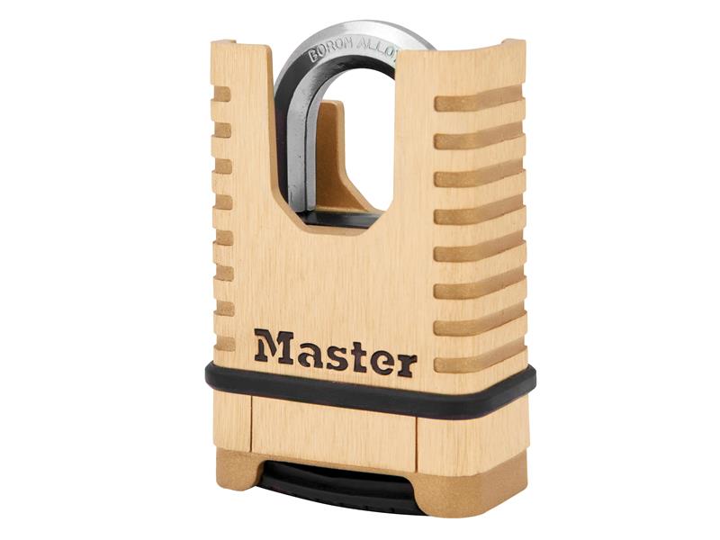 MLKM1177ECC - Excell Closed Shackle Brass Combination 58mm Padlock