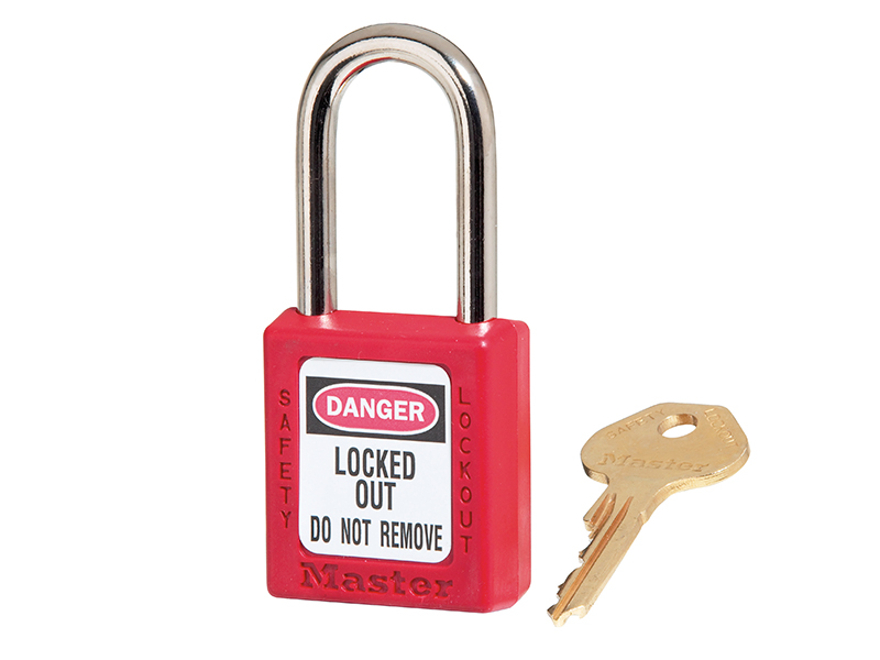 Lockout Padlock 38mm Body & 6mm Hardened Steel Shackle