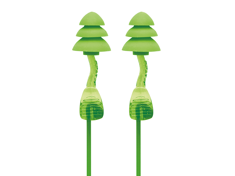 Corded Reusable Twisters Trio Earplugs SNR 33 dB