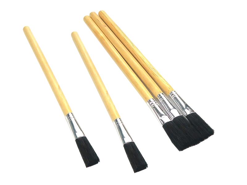 3015M Wood Handle Flux Brushes (Pack 3)