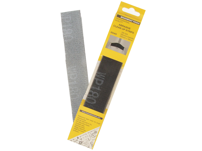 MON3024 - 3024O Abrasive Clean Up Strips (Pack of 10)
