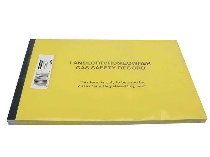 532P Gas Safe Landlords Gas Safety Record Pad of 50
