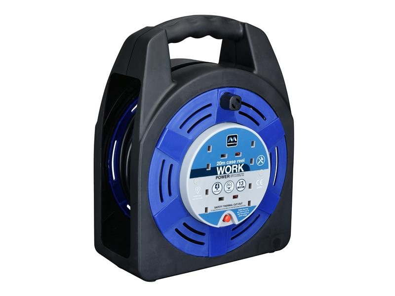 MSTHBT20134R - Case Reel 240V 13A 4-Socket Thermal Cut-Out 20m