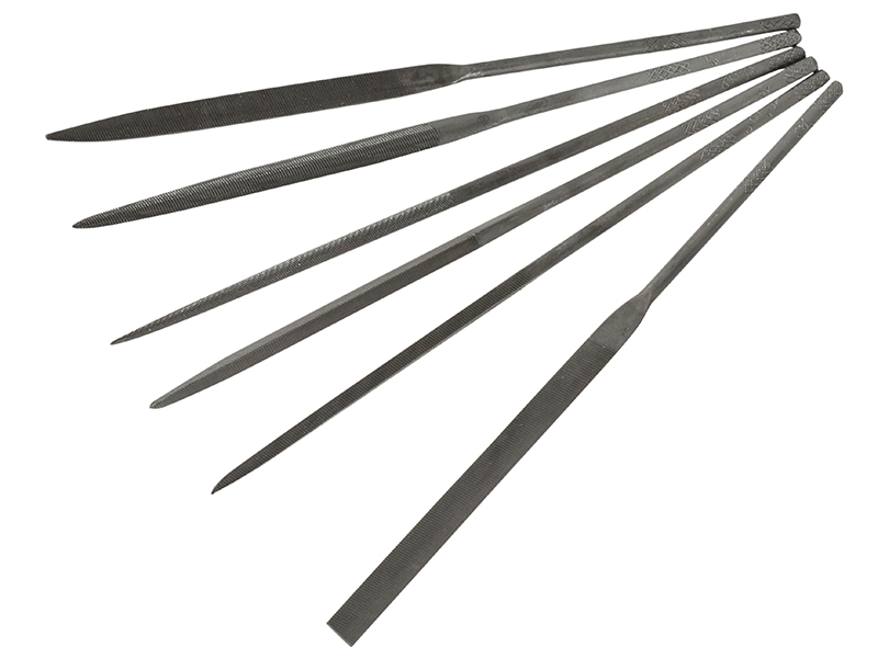 NICMFSET - Red Wallet Needle Mini File Set 6 Piece 42030