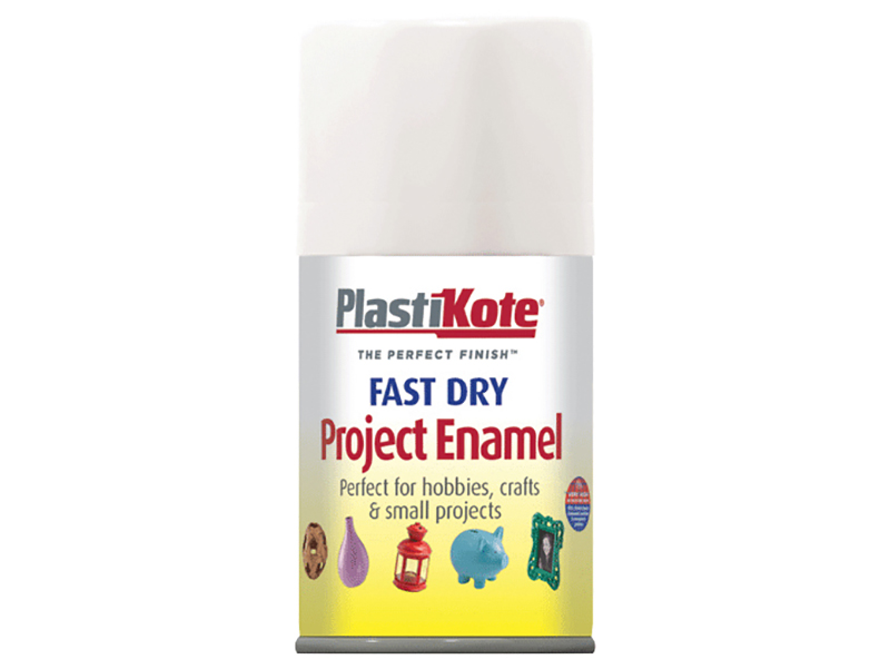 PKT102S - Fast Dry Enamel Aerosol Gloss White 100ml