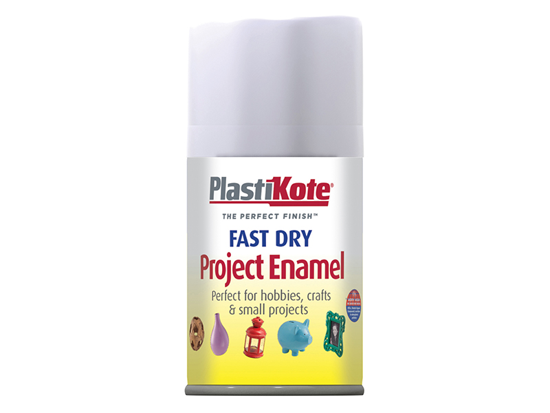 PKT102SF - Fast Dry Enamel Aerosol Matt White 100ml