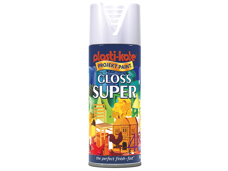 PKT1109 - Gloss Super Spray White 400ml