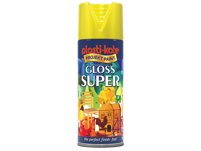 PKT1115 - Gloss Super Spray Yellow 400ml