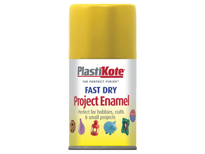 PKT113S - Fast Dry Enamel Aerosol Buttercup Yellow 100ml