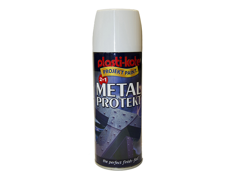 PKT1286 - Metal Protekt Spray Gloss White 400ml
