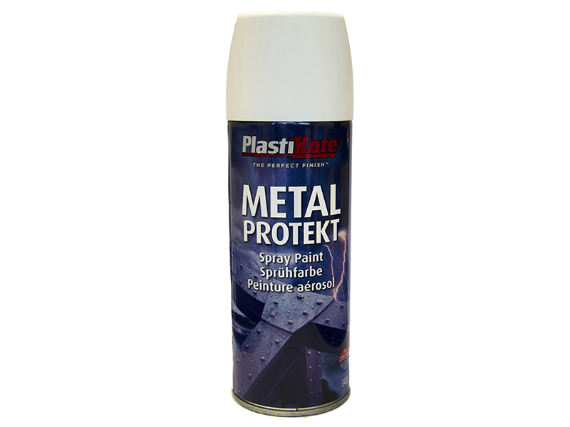 PKT1287 - Metal Protekt Spray Satin White 400ml