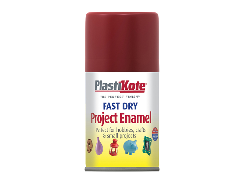 PKT134S - Fast Dry Enamel Aerosol Metallic Red 100ml