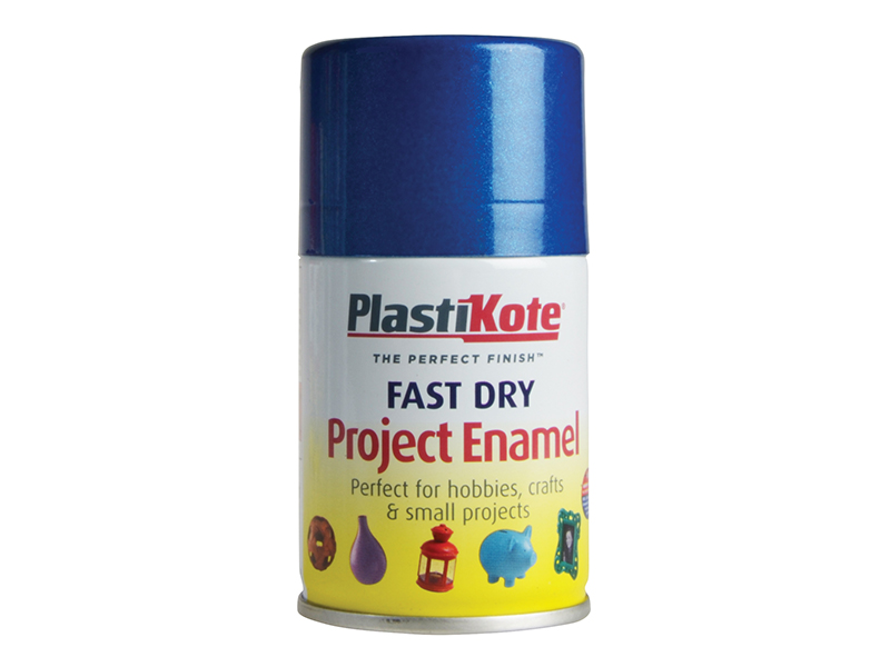 PKT135S - Fast Dry Enamel Aerosol Metallic Blue 100ml