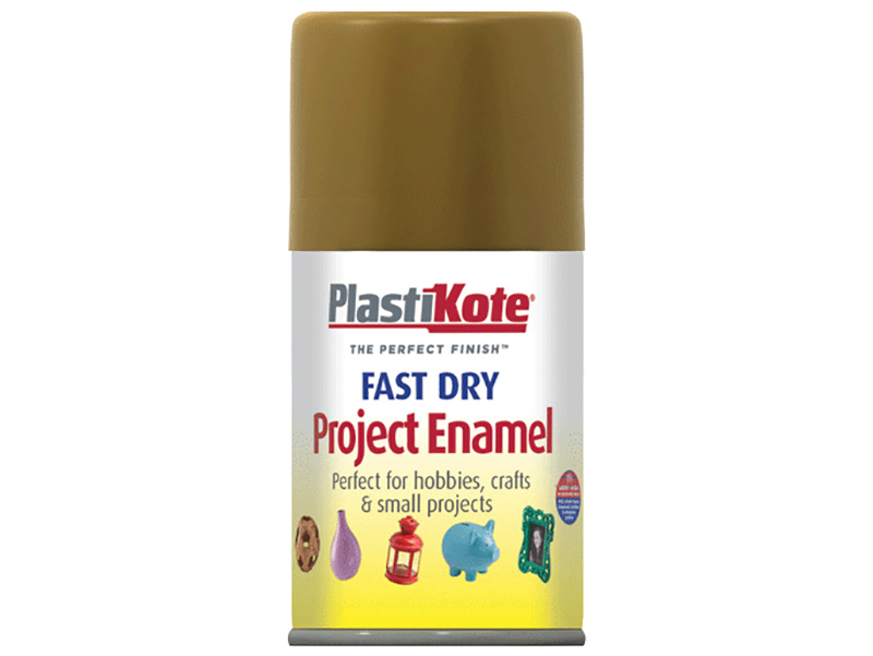 PKT143S - Fast Dry Enamel Aerosol Antique Gold 100ml