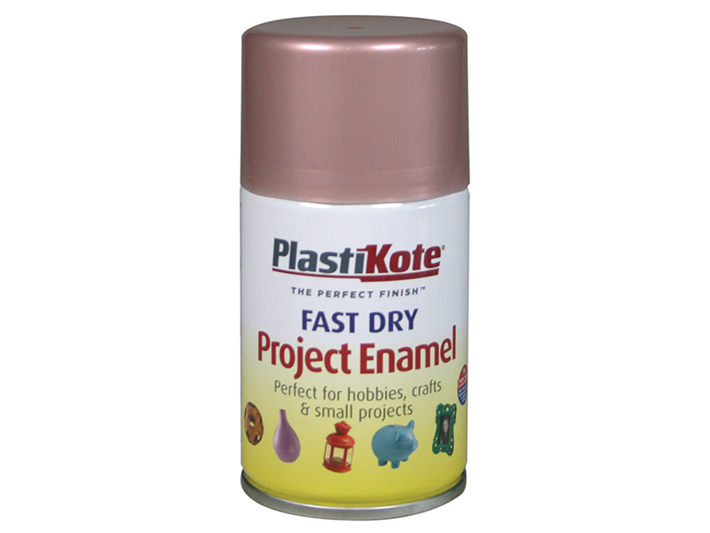 PKT144S - Fast Dry Enamel Aerosol Rose Gold 100ml