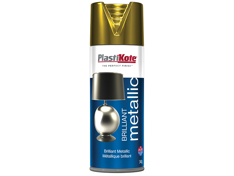 PKT160 - Brilliant Metallic Spray Gold 400ml