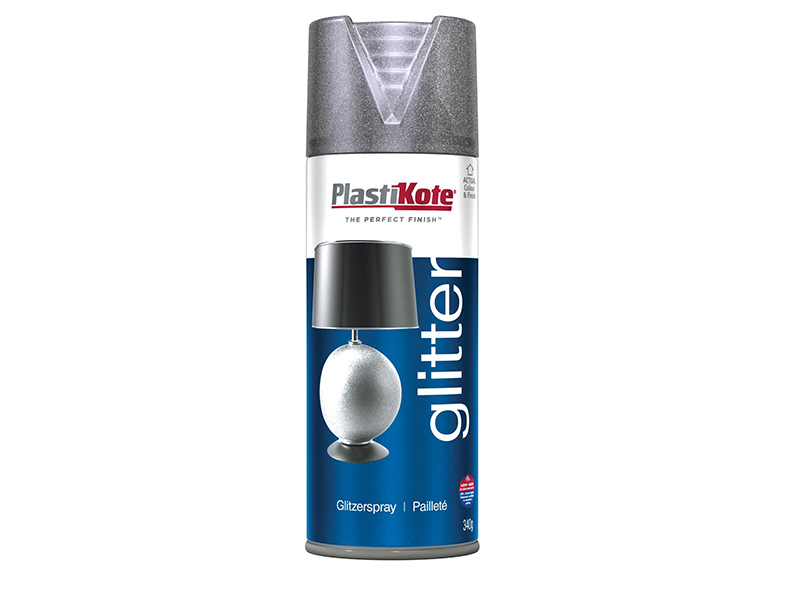 PKT173 - Glitter Effect Spray Silver 400ml