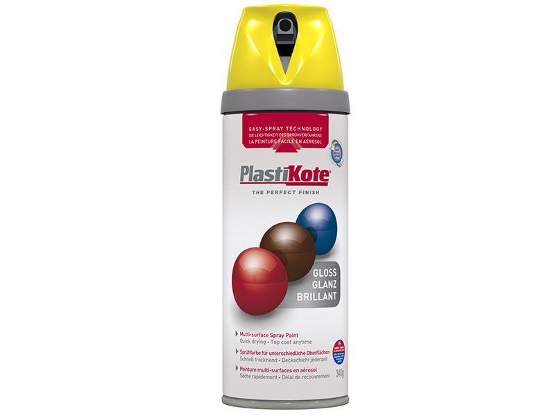 PKT21104 - Twist & Spray Gloss New Yellow 400ml