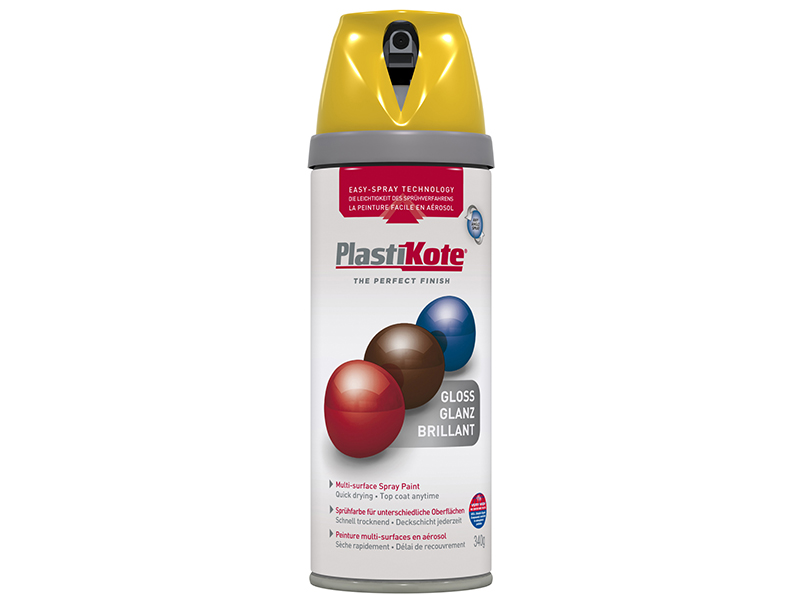 PKT21105 - Twist & Spray Gloss Yellow 400ml