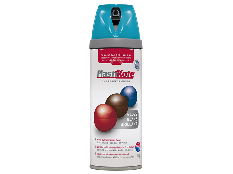 PKT21118 - Twist & Spray Gloss Mediterranean Blue 400ml