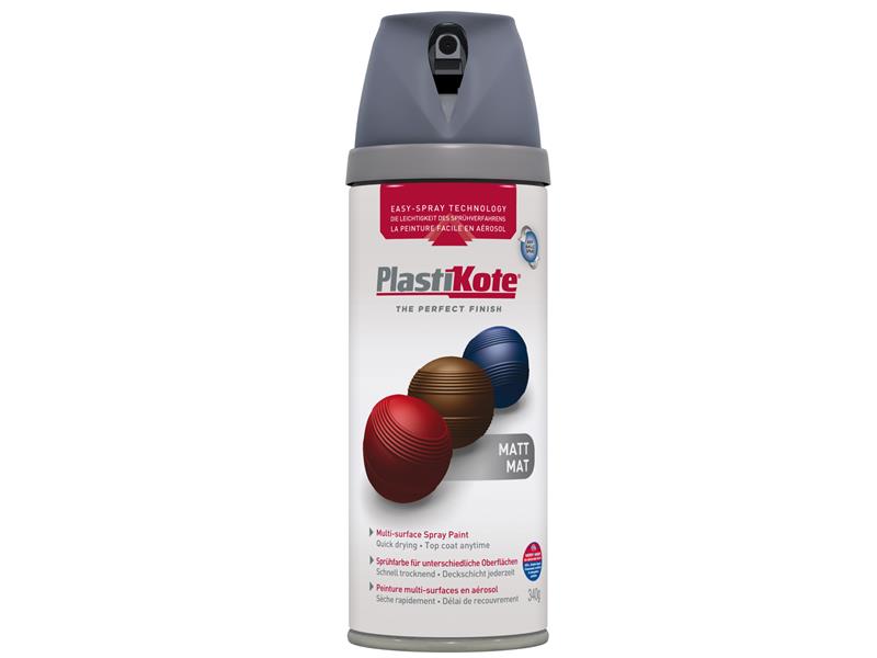 PKT23102 - Twist & Spray Matt Grey 400ml