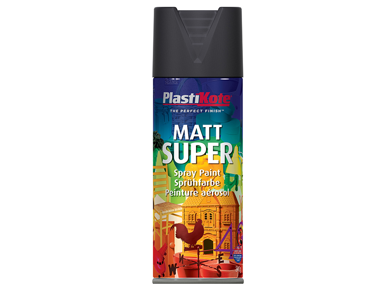 PKT3101 - Matt Super Spray Black 400ml