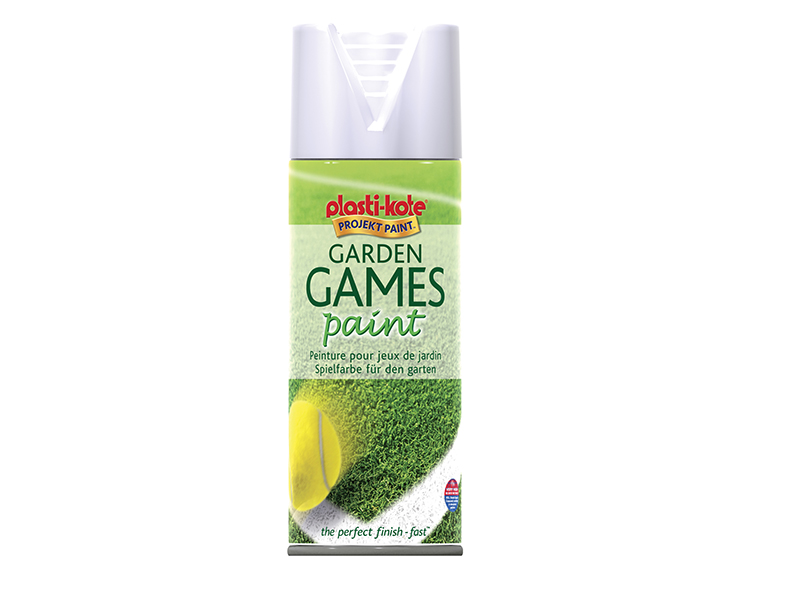 PKT4376 - Garden Games Spray Paint White 400ml