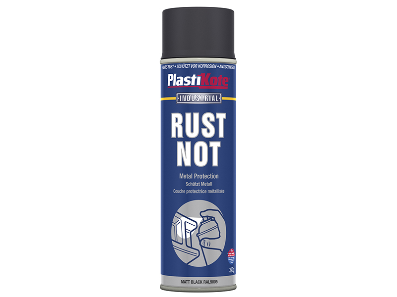 PKT784 - Rust Not Spray Matt Black 500ml