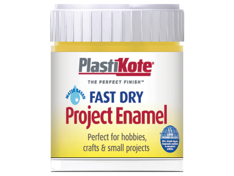 PKTB12W - Fast Dry Enamel Paint B12 Bottle Buttercup Yellow 59ml