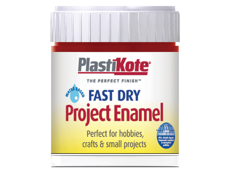 PKTB25W - Fast Dry Enamel Paint B25 Bottle Metallic Red 59ml