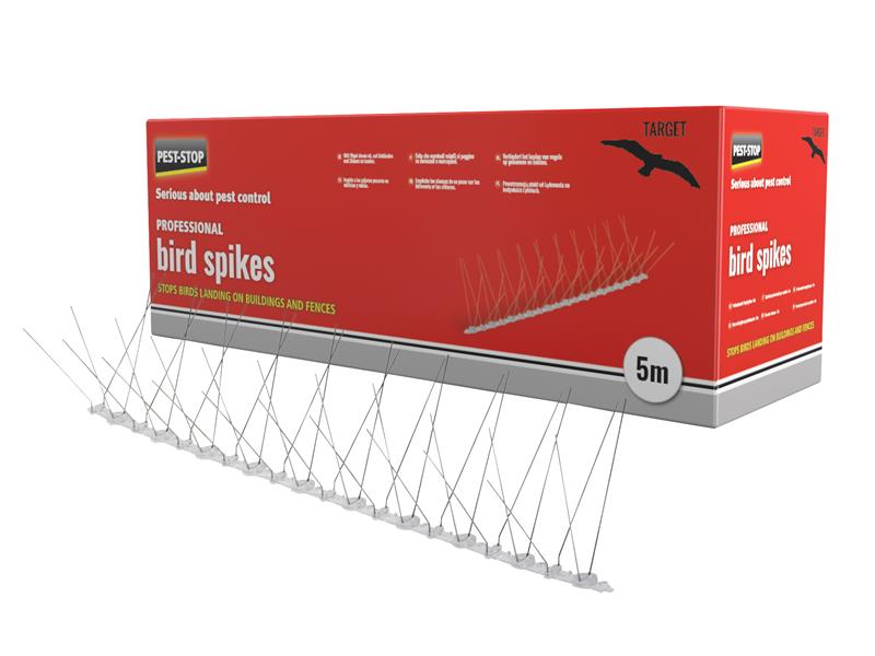 PRCPSPBS10 - Professional Bird Spikes 50cm Metal Strips (Pack 10)