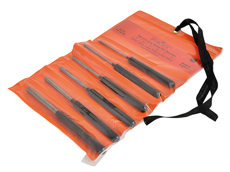 PRI145SET6 - 145-S6 Long Series Pin Punch Set 6 Piece