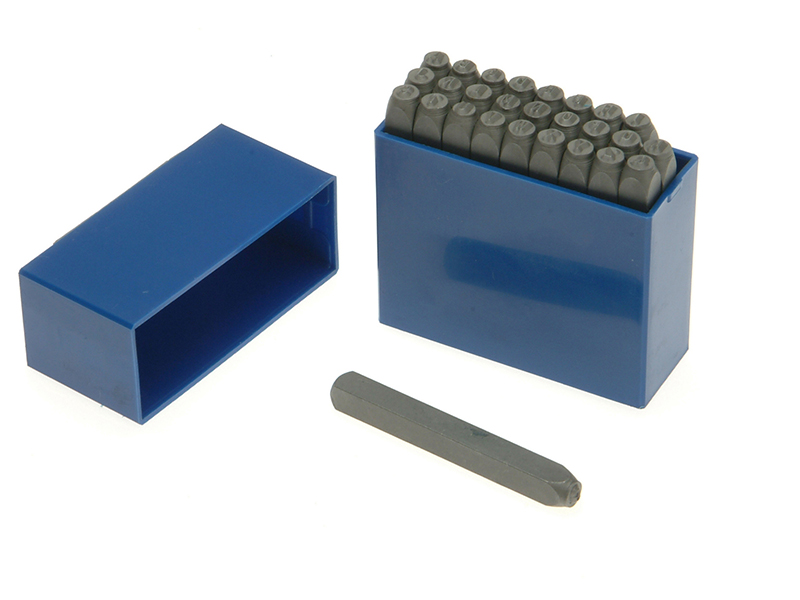 PRIL14 - 181- 6.0mm Set of Letter Punches 1/4in