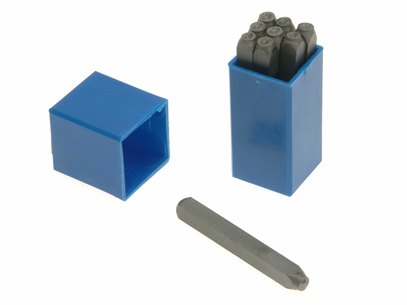PRIN14 - 180- 6.0mm Set of Number Punches 1/4in