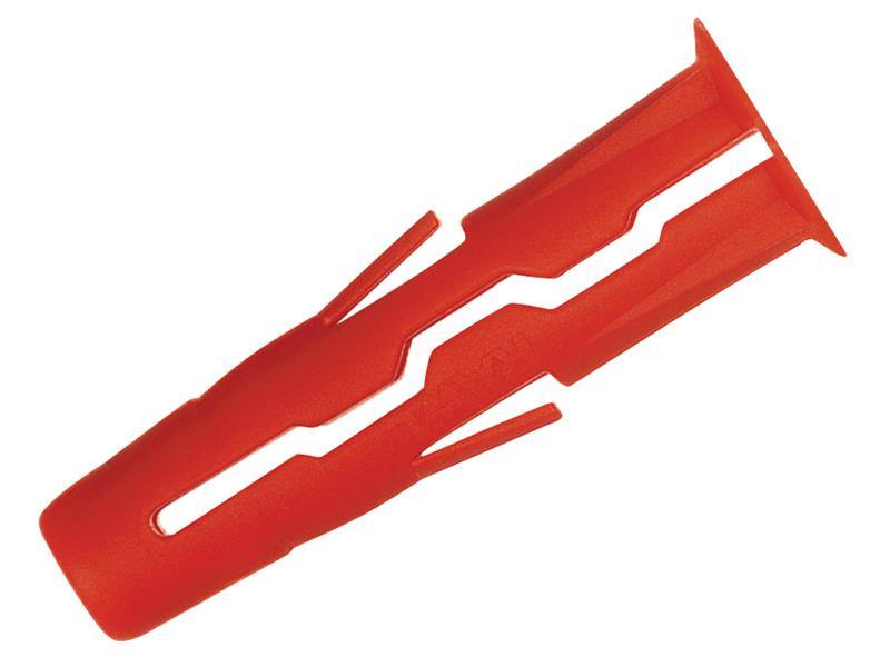 RAW68517 - Red UNO Plugs 6 x 28mm (Pack 1000)