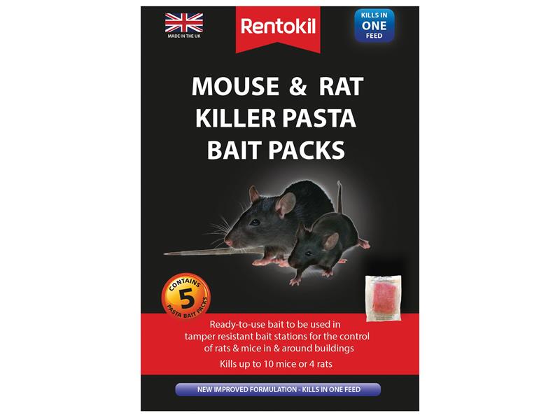 RKLFMR51 - Mouse & Rat Killer Pasta Bait (Sachets 5)