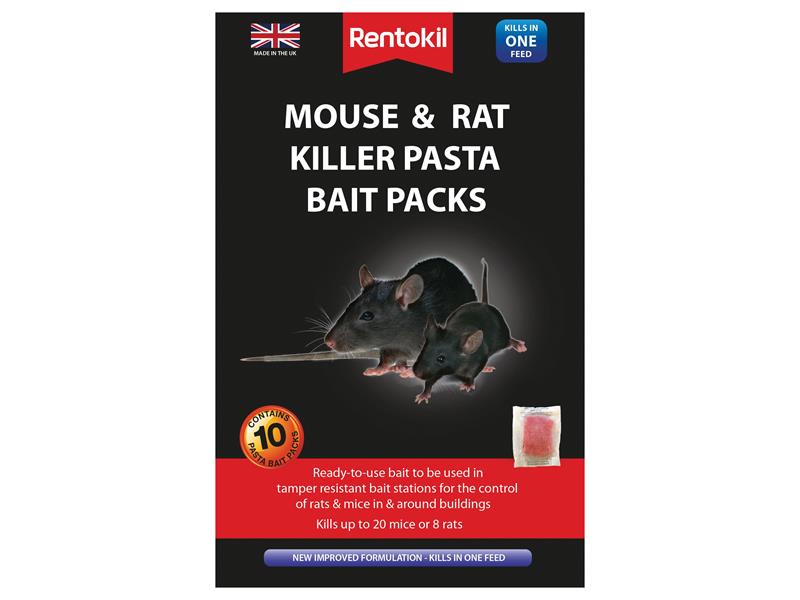 RKLFMR52 - Mouse & Rat Killer Pasta Bait (Sachets 10)