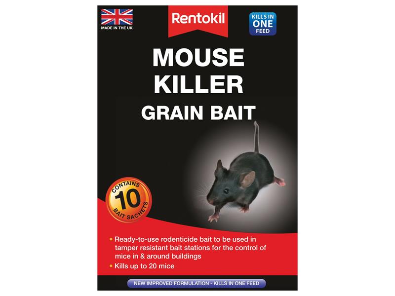 RKLPSM22 - Mouse Killer Grain Bait (Sachets 10)