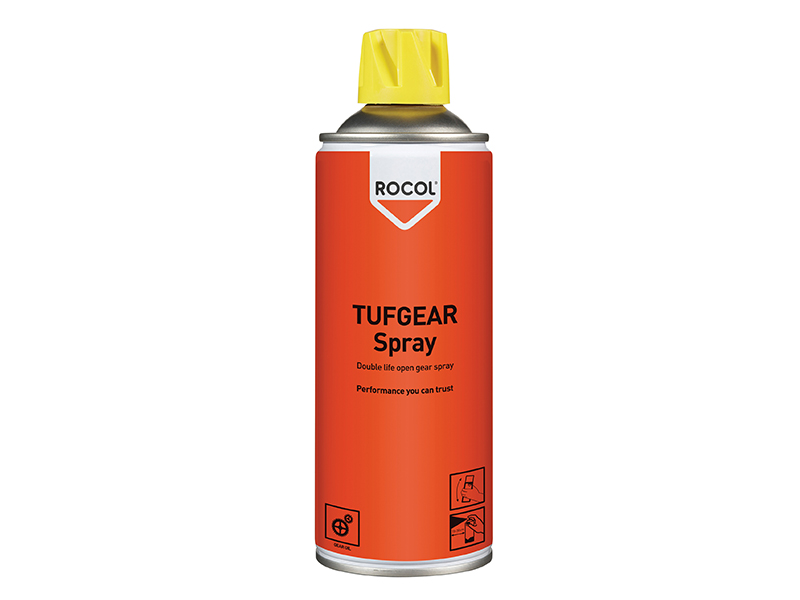 ROC18105 - TUFGEAR Open Gear Lubricant Spray 400ml