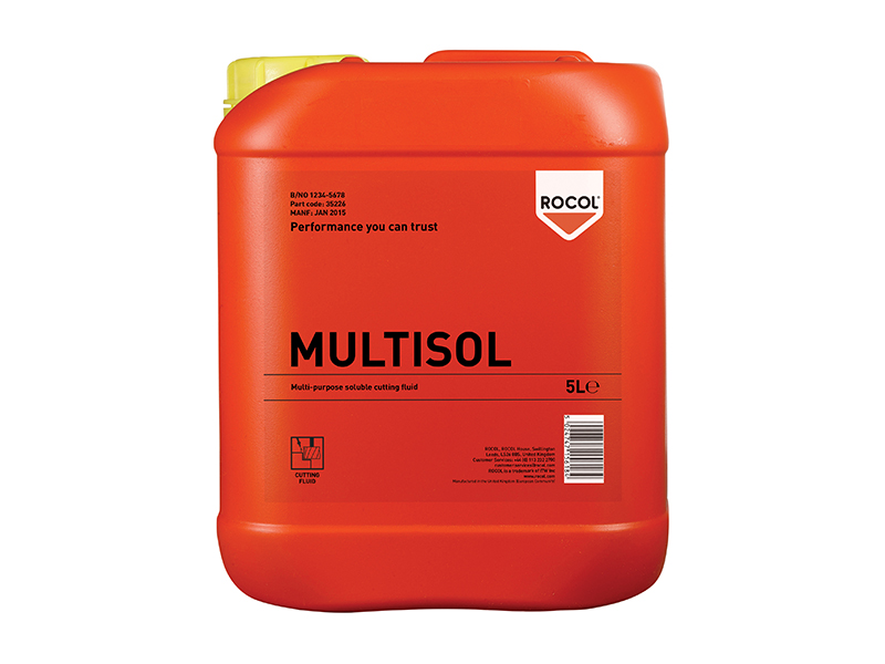 ROC35226 - MULTISOL Water Mix Cutting Fluid 5 litre